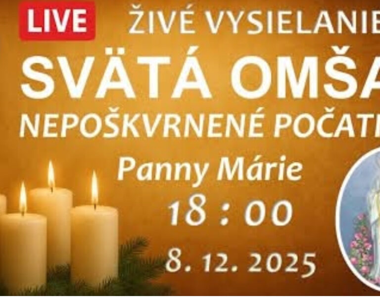NAŽIVO │ Slávnosť Zjavenia Pána │ Svätá omša │ 6. 1. 2026 │ 10:30 │ LIVE